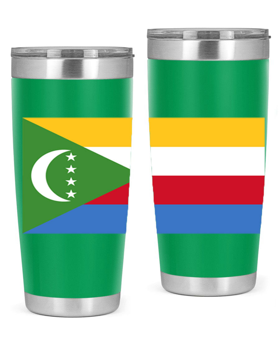 Comoros 160# Tumbler featuring double wall vacuum insulation and vibrant design, perfect for hot and cold beverages.