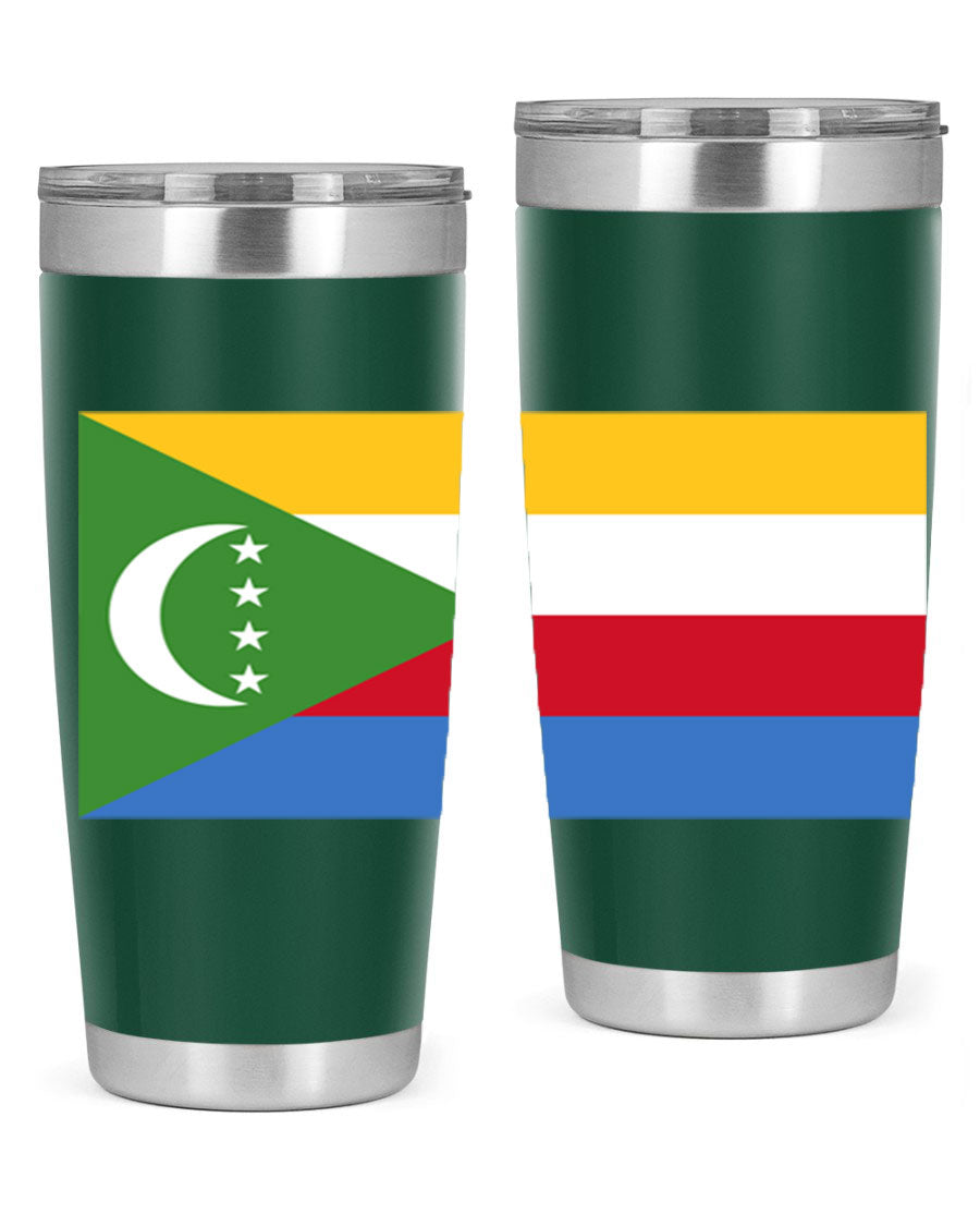 Comoros 160# Tumbler featuring double wall vacuum insulation and vibrant design, perfect for hot and cold beverages.