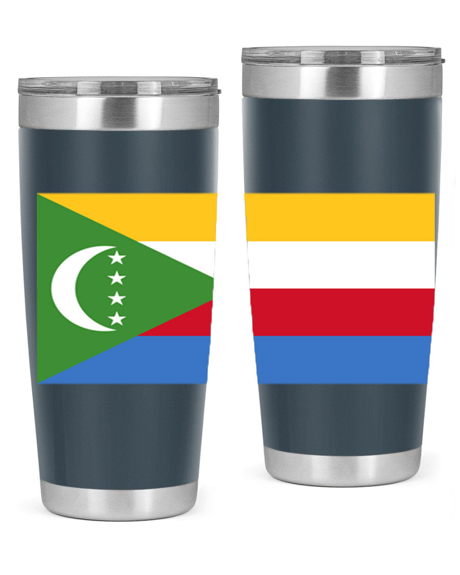 Comoros 160# Tumbler featuring double wall vacuum insulation and vibrant design, perfect for hot and cold beverages.