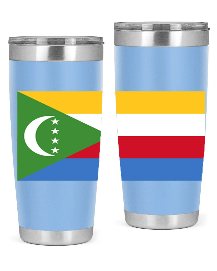 Comoros 160# Tumbler featuring double wall vacuum insulation and vibrant design, perfect for hot and cold beverages.