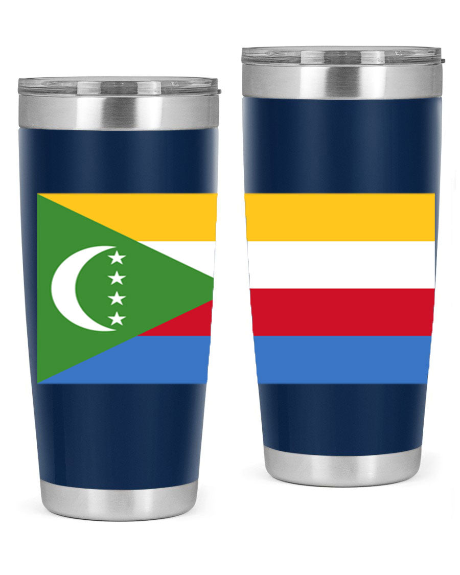 Comoros 160# Tumbler featuring double wall vacuum insulation and vibrant design, perfect for hot and cold beverages.