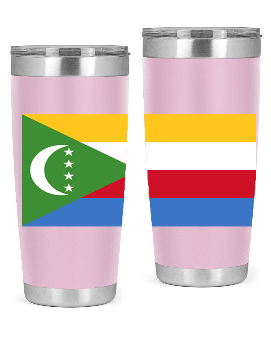 Comoros 160# Tumbler featuring double wall vacuum insulation and vibrant design, perfect for hot and cold beverages.
