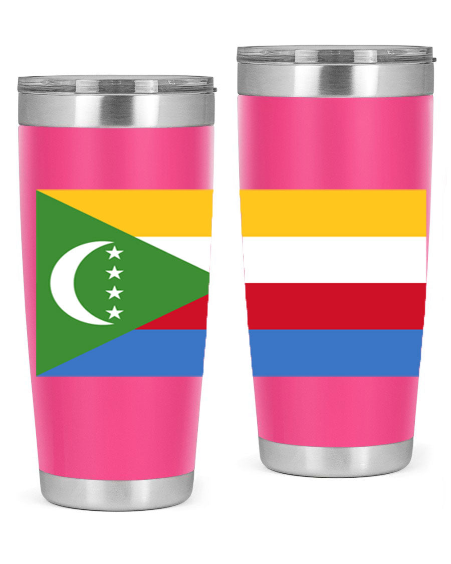 Comoros 160# Tumbler featuring double wall vacuum insulation and vibrant design, perfect for hot and cold beverages.