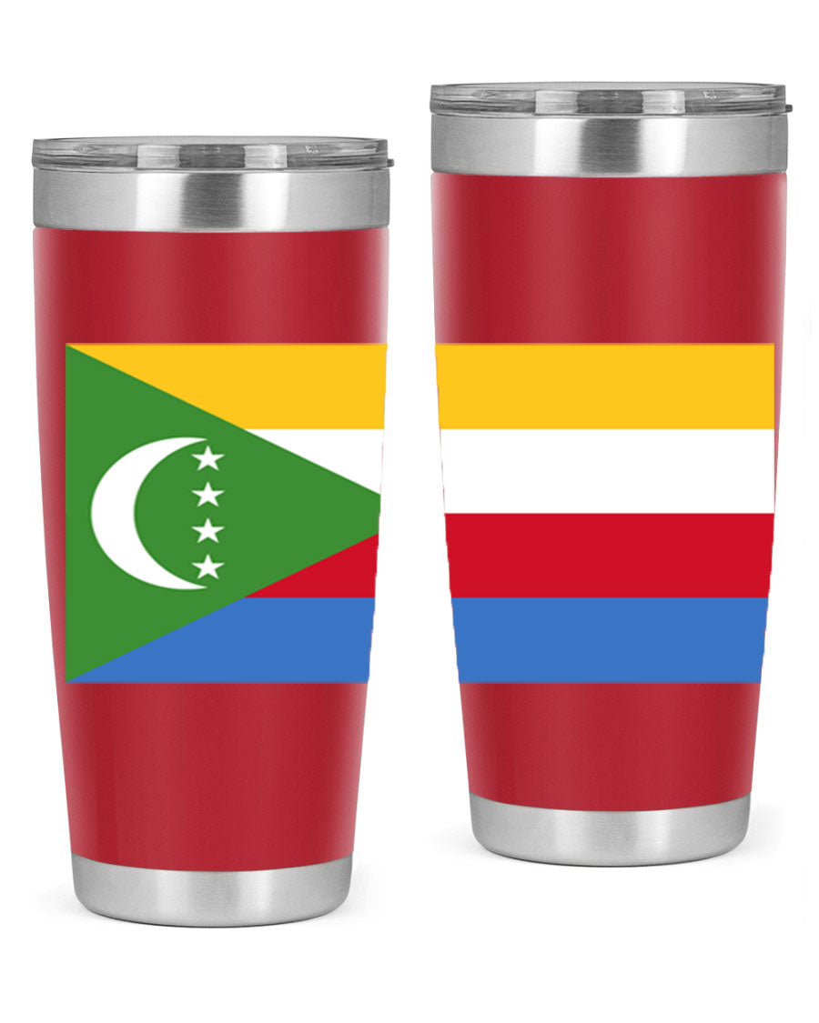 Comoros 160# Tumbler featuring double wall vacuum insulation and vibrant design, perfect for hot and cold beverages.