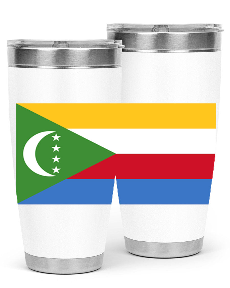 Comoros 160# Tumbler featuring double wall vacuum insulation and vibrant design, perfect for hot and cold beverages.
