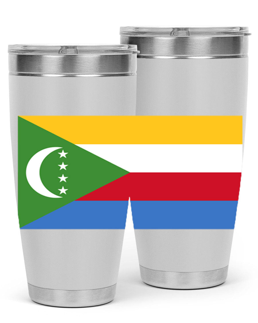 Comoros 160# Tumbler featuring double wall vacuum insulation and vibrant design, perfect for hot and cold beverages.