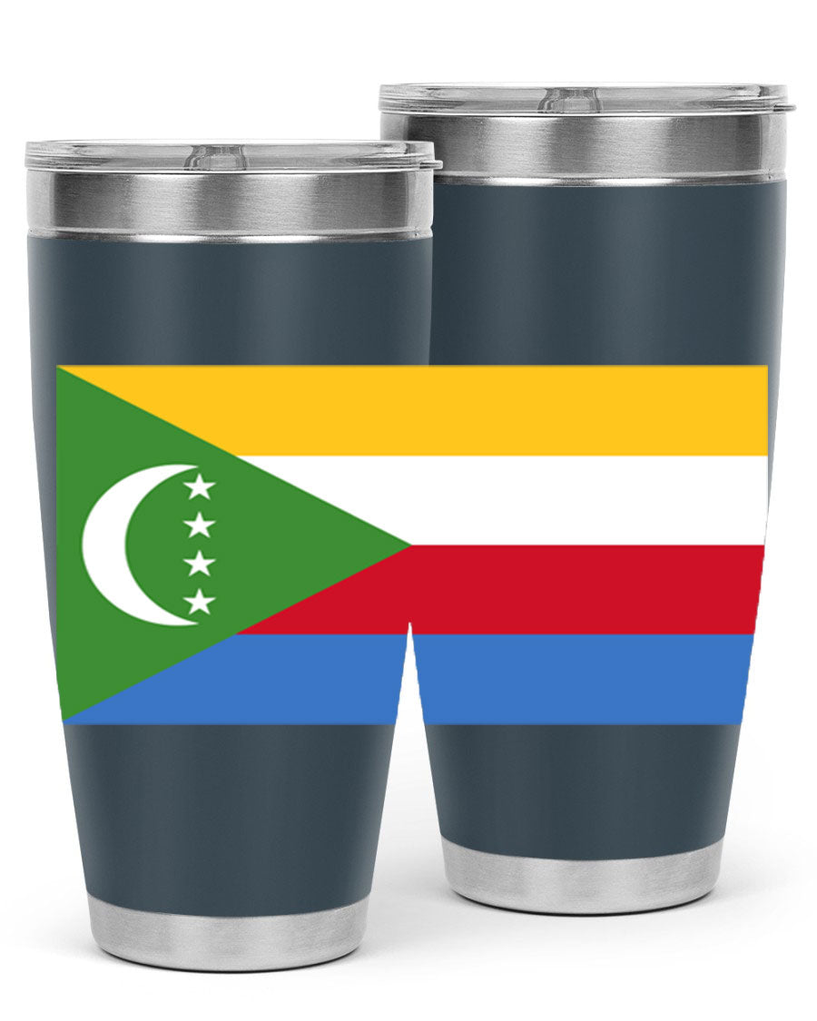 Comoros 160# Tumbler featuring double wall vacuum insulation and vibrant design, perfect for hot and cold beverages.