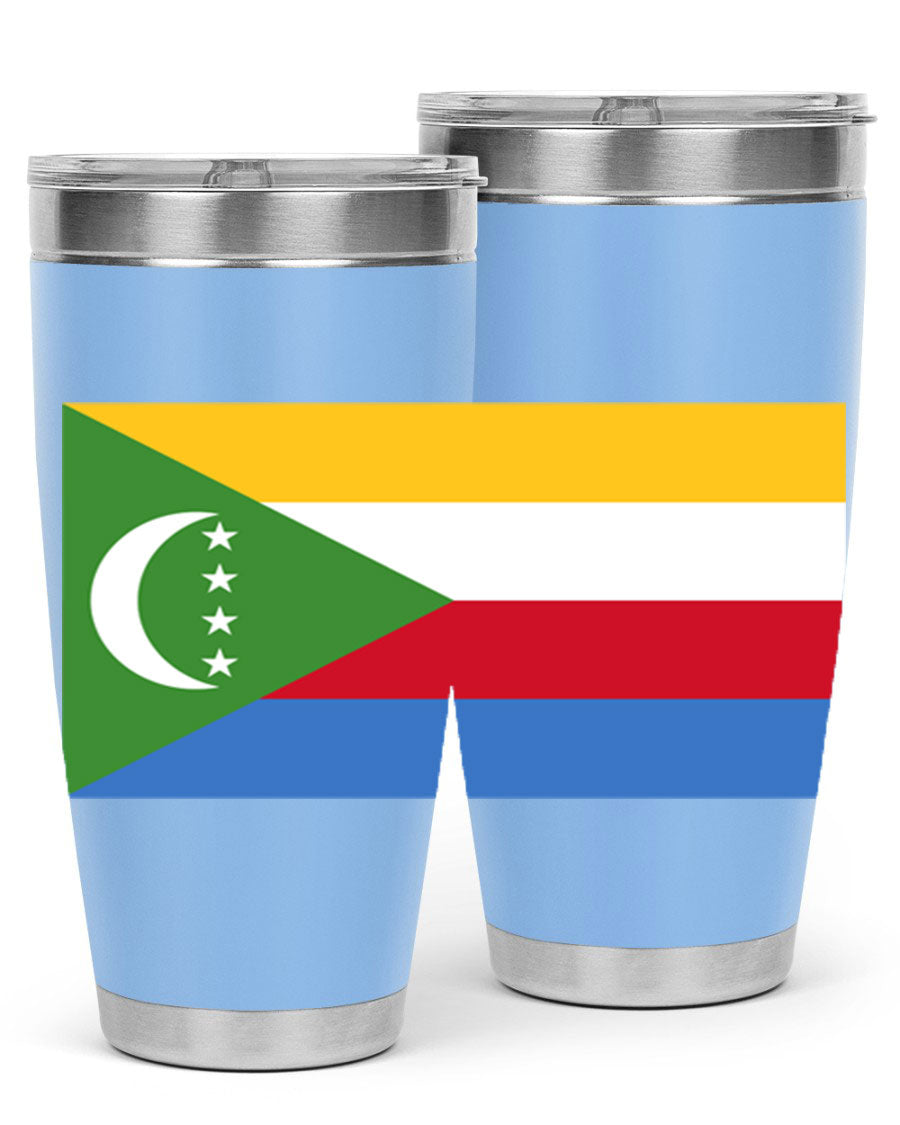 Comoros 160# Tumbler featuring double wall vacuum insulation and vibrant design, perfect for hot and cold beverages.