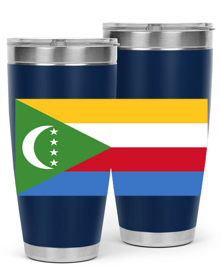 Comoros 160# Tumbler featuring double wall vacuum insulation and vibrant design, perfect for hot and cold beverages.