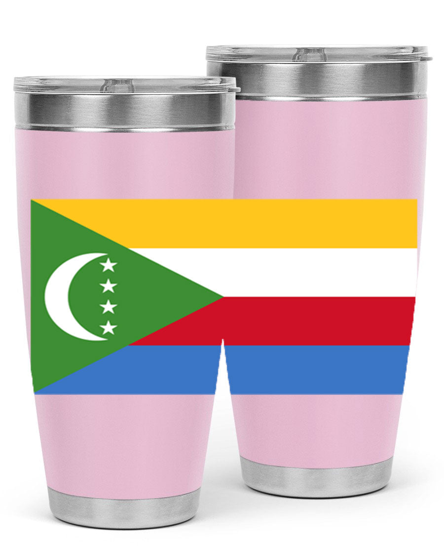 Comoros 160# Tumbler featuring double wall vacuum insulation and vibrant design, perfect for hot and cold beverages.