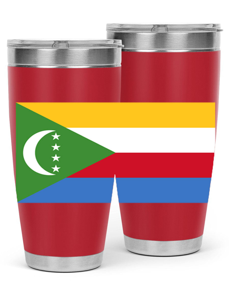 Comoros 160# Tumbler featuring double wall vacuum insulation and vibrant design, perfect for hot and cold beverages.
