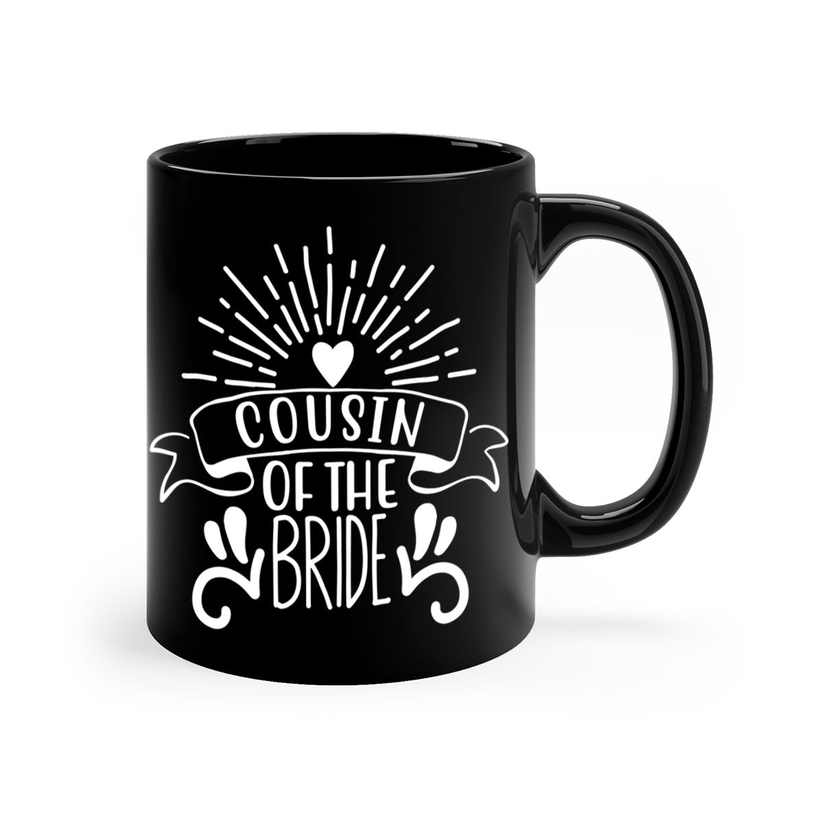 Cousin of 5# Mug featuring a glossy finish and colorful handle, perfect for coffee and tea lovers.