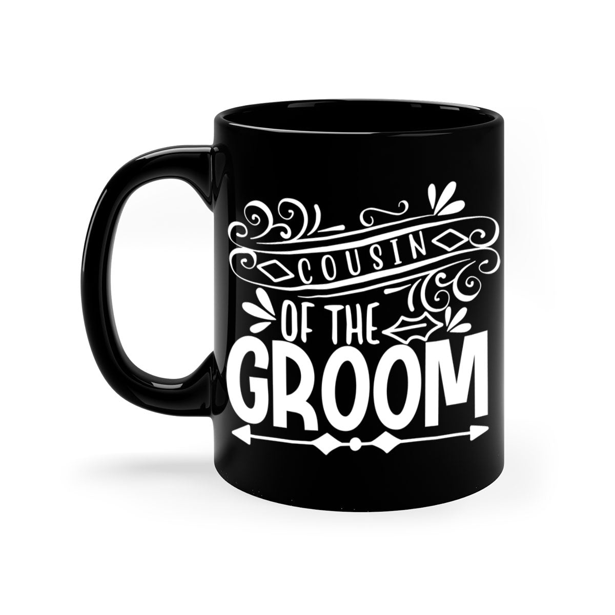 Cousin of the 2# Mug featuring a glossy finish, colored handle, and interior, available in multiple colors.