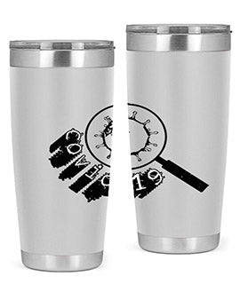 Covid Style 57# Tumbler featuring double wall vacuum insulation and a stylish design, perfect for hot and cold beverages.