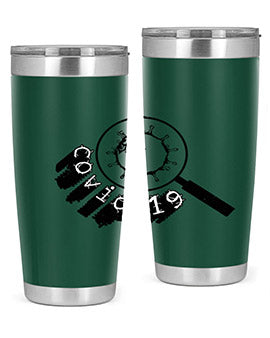 Covid Style 57# Tumbler featuring double wall vacuum insulation and a stylish design, perfect for hot and cold beverages.