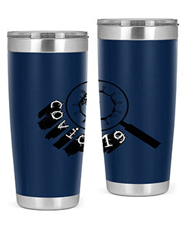 Covid Style 57# Tumbler featuring double wall vacuum insulation and a stylish design, perfect for hot and cold beverages.