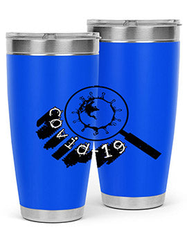 Covid Style 57# Tumbler featuring double wall vacuum insulation and a stylish design, perfect for hot and cold beverages.