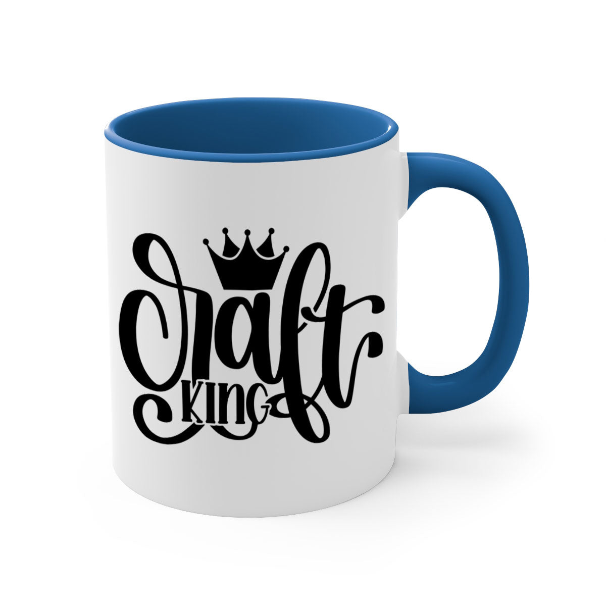 Craft King 39# Mug featuring a glossy finish, colored handle, and interior in five vibrant colors, available in 11oz and 15oz sizes.