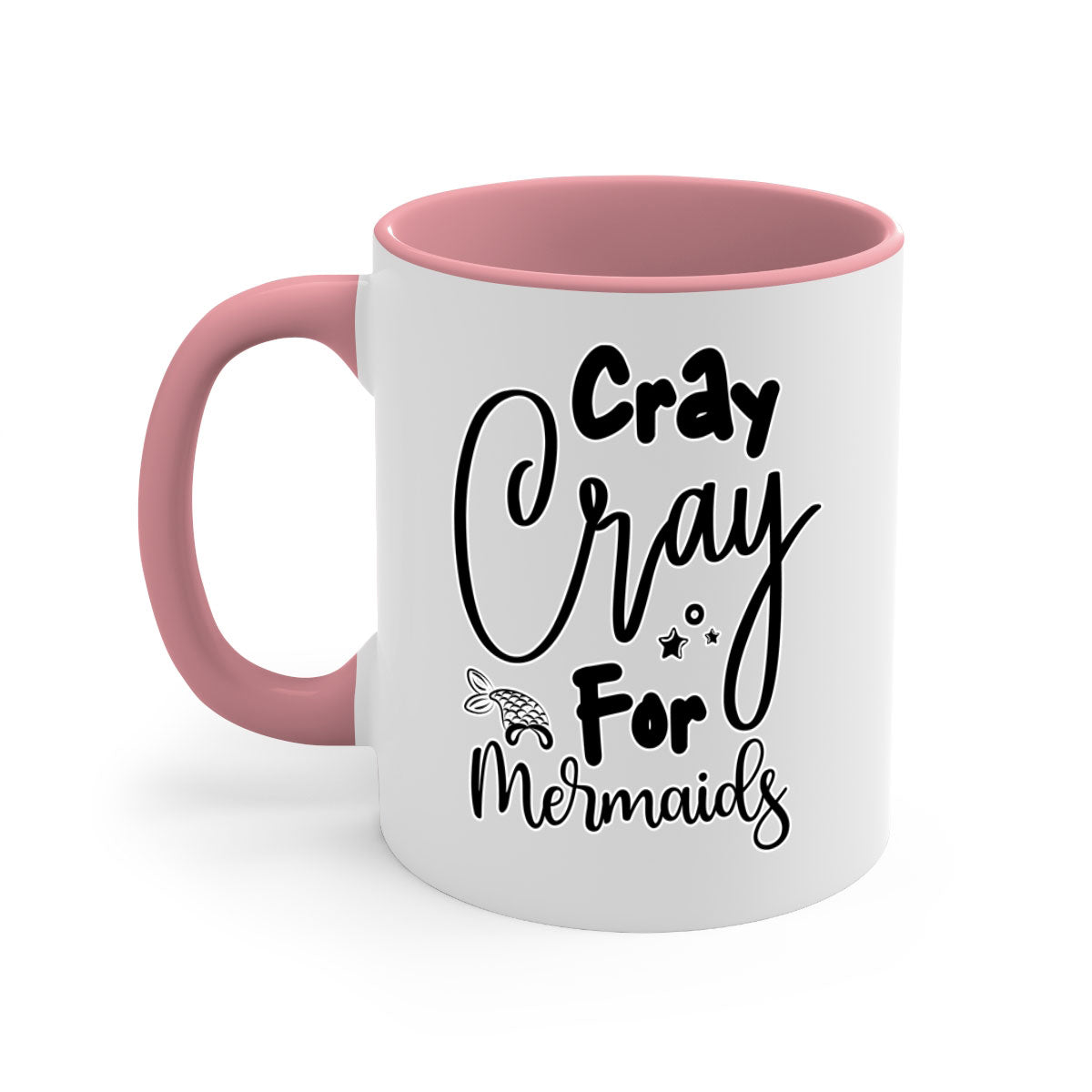 Cray Cray For Mermaids 88# mug featuring a glossy finish and colorful handle, perfect for coffee and tea lovers.