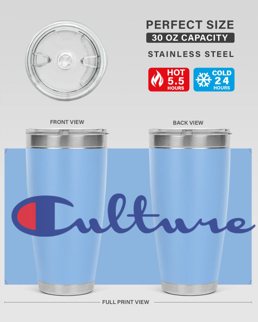 Culture Champion 180# Cotton Tank featuring bold black words and phrases, perfect for casual wear.