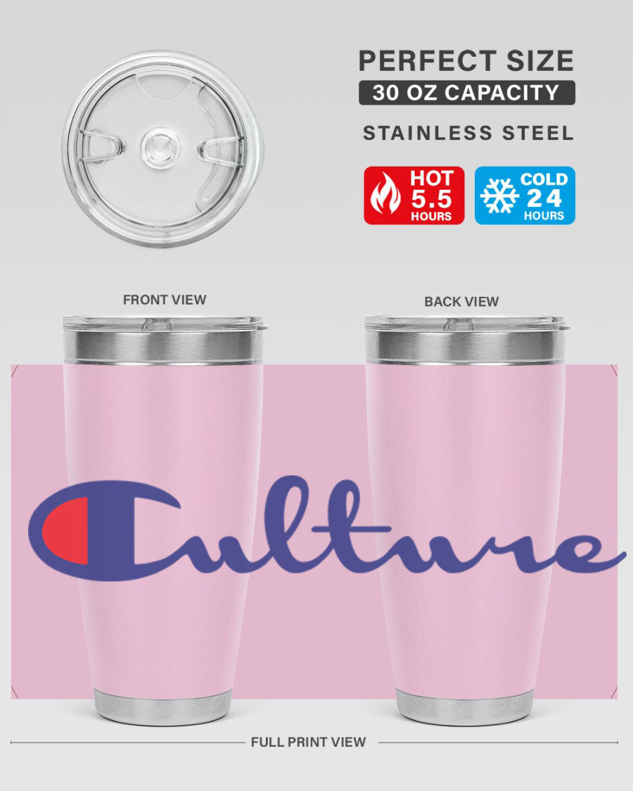 Culture Champion 180# Cotton Tank featuring bold black words and phrases, perfect for casual wear.