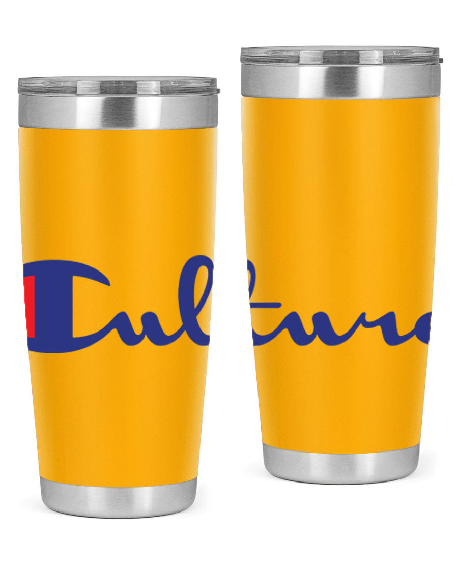 Culture Champion 180# Cotton Tank featuring bold black words and phrases, perfect for casual wear.