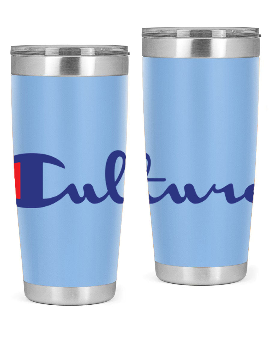 Culture Champion 180# Cotton Tank featuring bold black words and phrases, perfect for casual wear.