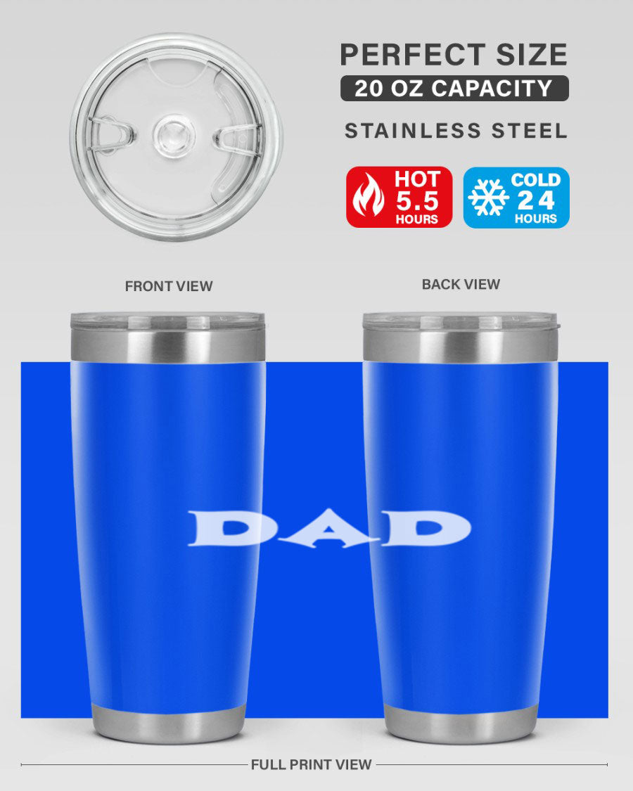 dadg 29# Tumbler in stainless steel with a drink-thru lid, showcasing its sleek design and double wall insulation.