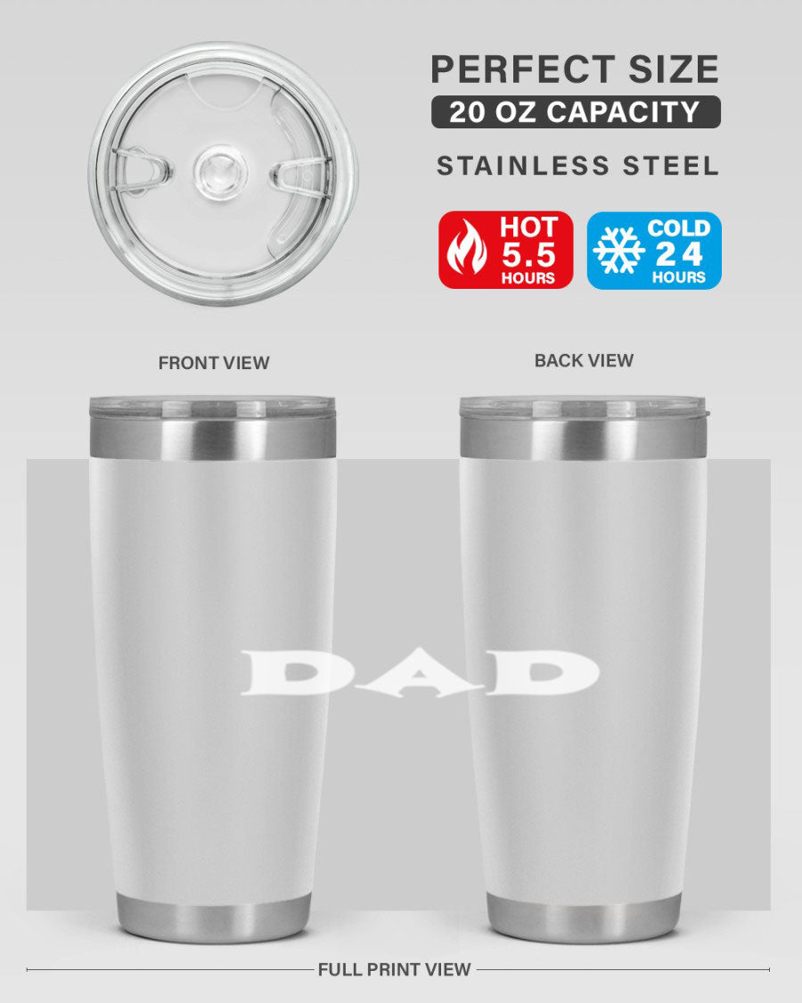 dadg 29# Tumbler in stainless steel with a drink-thru lid, showcasing its sleek design and double wall insulation.