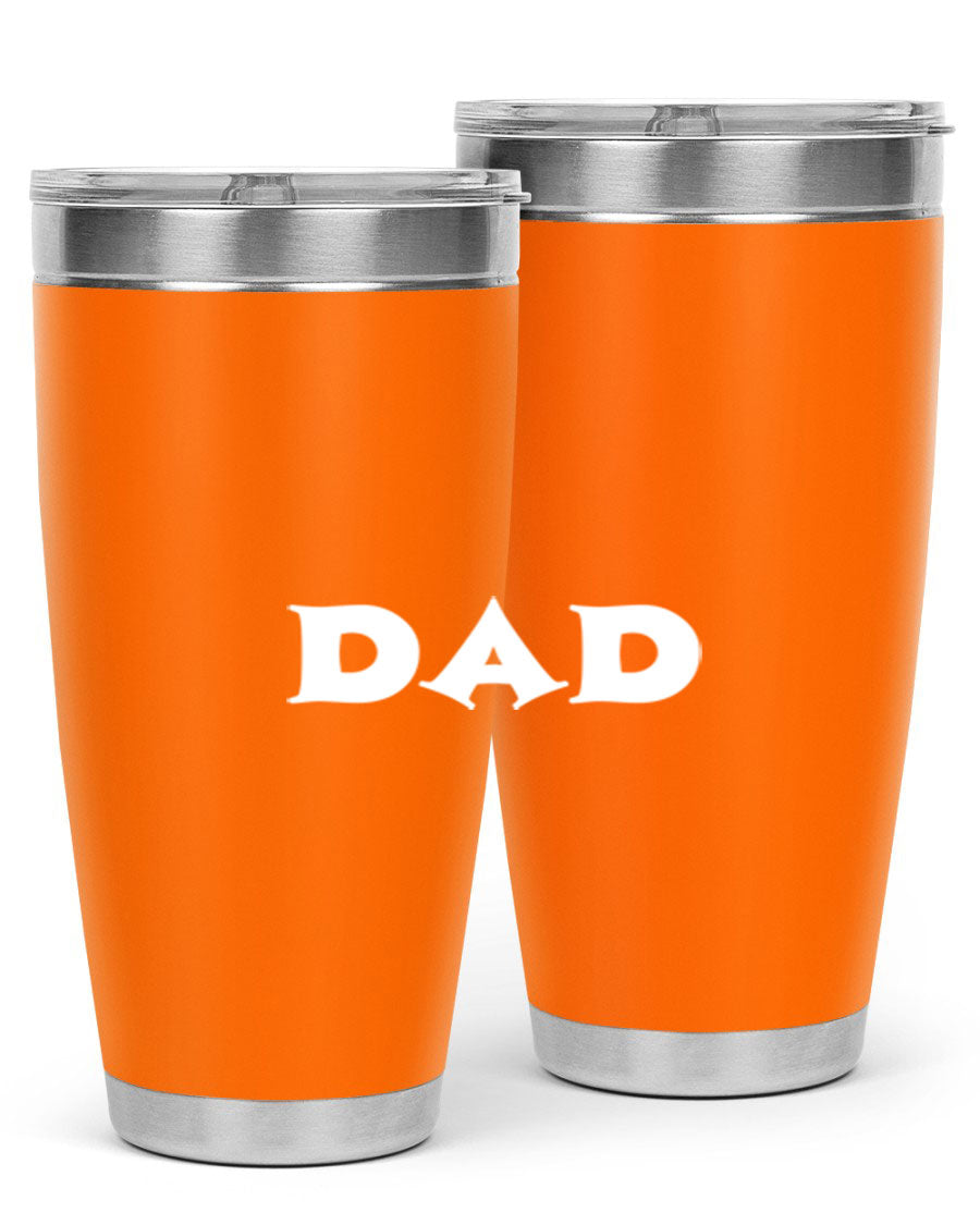 dadg 29# Tumbler in stainless steel with a drink-thru lid, showcasing its sleek design and double wall insulation.