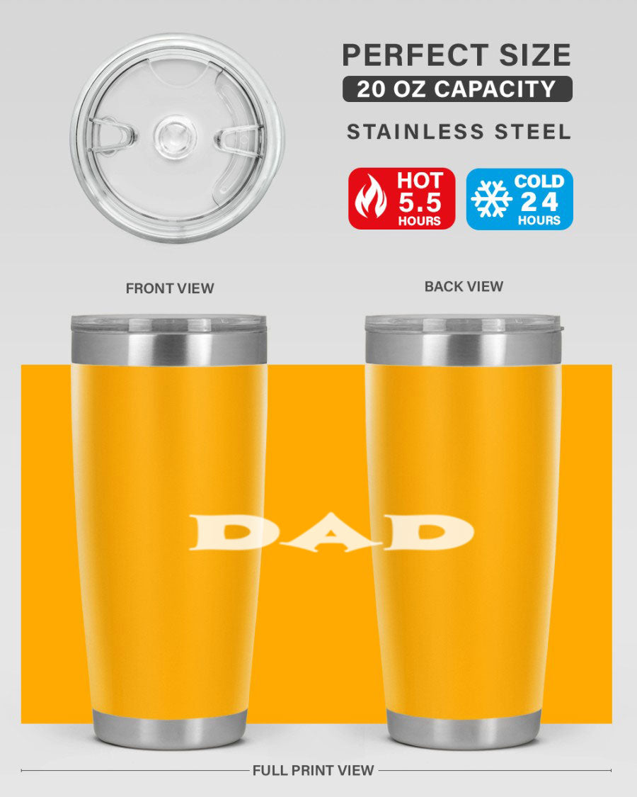dadg 29# Tumbler in stainless steel with a drink-thru lid, showcasing its sleek design and double wall insulation.