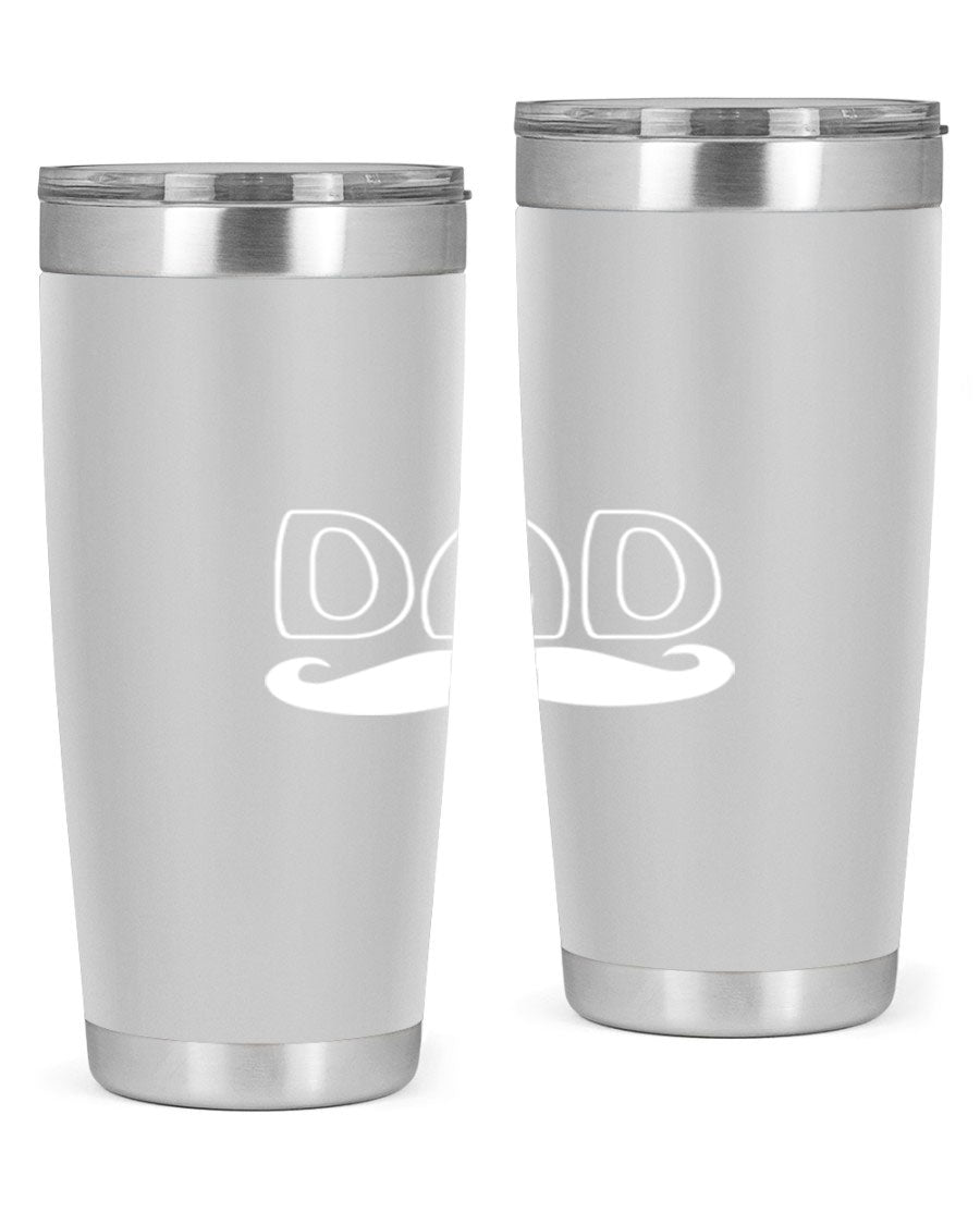 dadk 28# Tumbler in stainless steel with a sleek design, showcasing its double wall vacuum insulation and drink-thru lid.