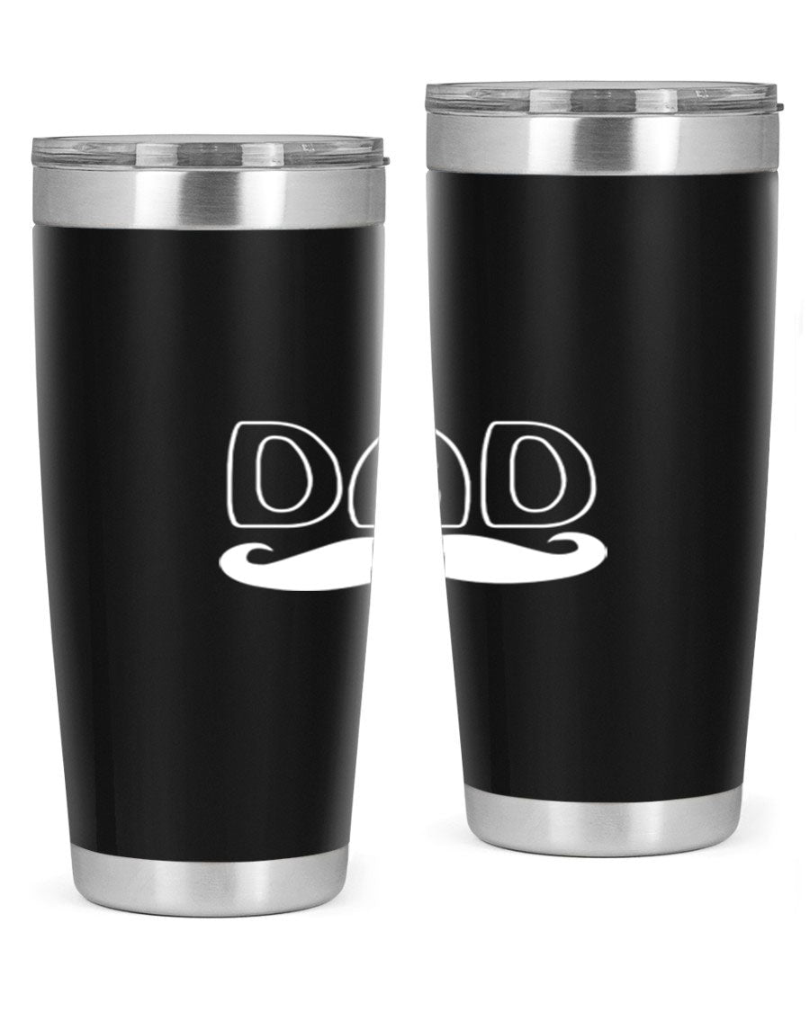 dadk 28# Tumbler in stainless steel with a sleek design, showcasing its double wall vacuum insulation and drink-thru lid.