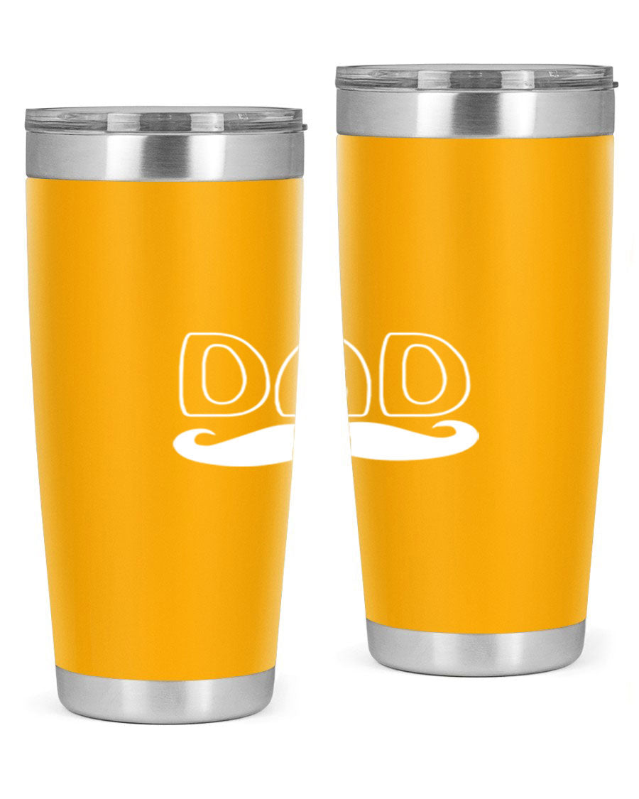 dadk 28# Tumbler in stainless steel with a sleek design, showcasing its double wall vacuum insulation and drink-thru lid.