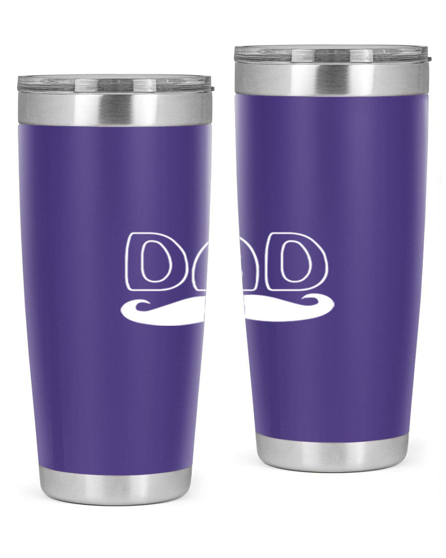 dadk 28# Tumbler in stainless steel with a sleek design, showcasing its double wall vacuum insulation and drink-thru lid.