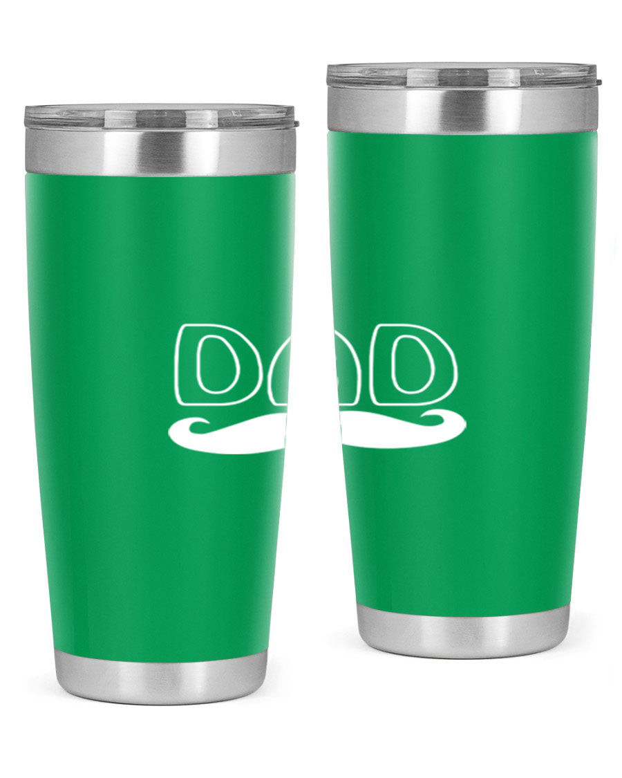 dadk 28# Tumbler in stainless steel with a sleek design, showcasing its double wall vacuum insulation and drink-thru lid.