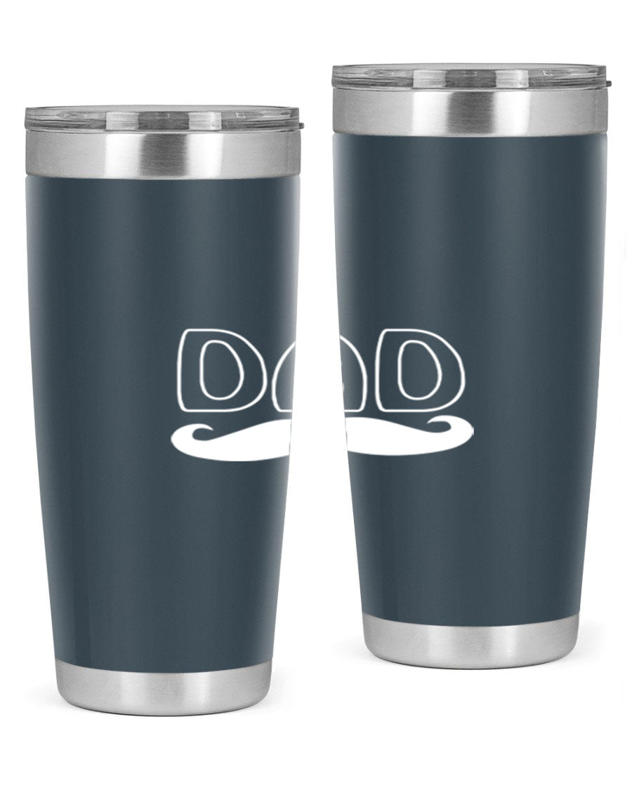 dadk 28# Tumbler in stainless steel with a sleek design, showcasing its double wall vacuum insulation and drink-thru lid.