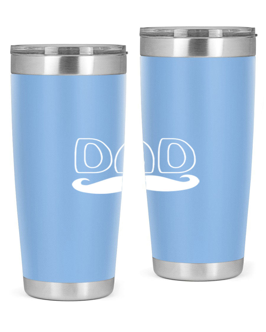 dadk 28# Tumbler in stainless steel with a sleek design, showcasing its double wall vacuum insulation and drink-thru lid.