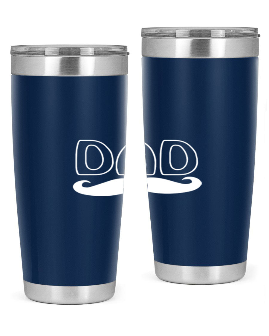 dadk 28# Tumbler in stainless steel with a sleek design, showcasing its double wall vacuum insulation and drink-thru lid.