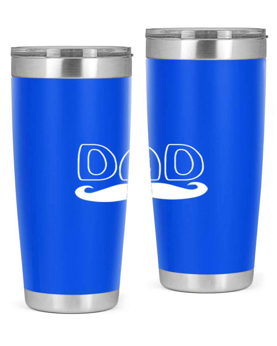 dadk 28# Tumbler in stainless steel with a sleek design, showcasing its double wall vacuum insulation and drink-thru lid.