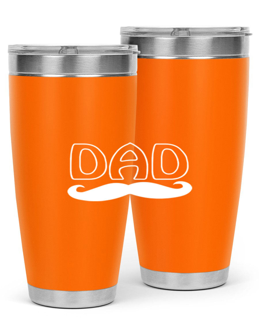 dadk 28# Tumbler in stainless steel with a sleek design, showcasing its double wall vacuum insulation and drink-thru lid.