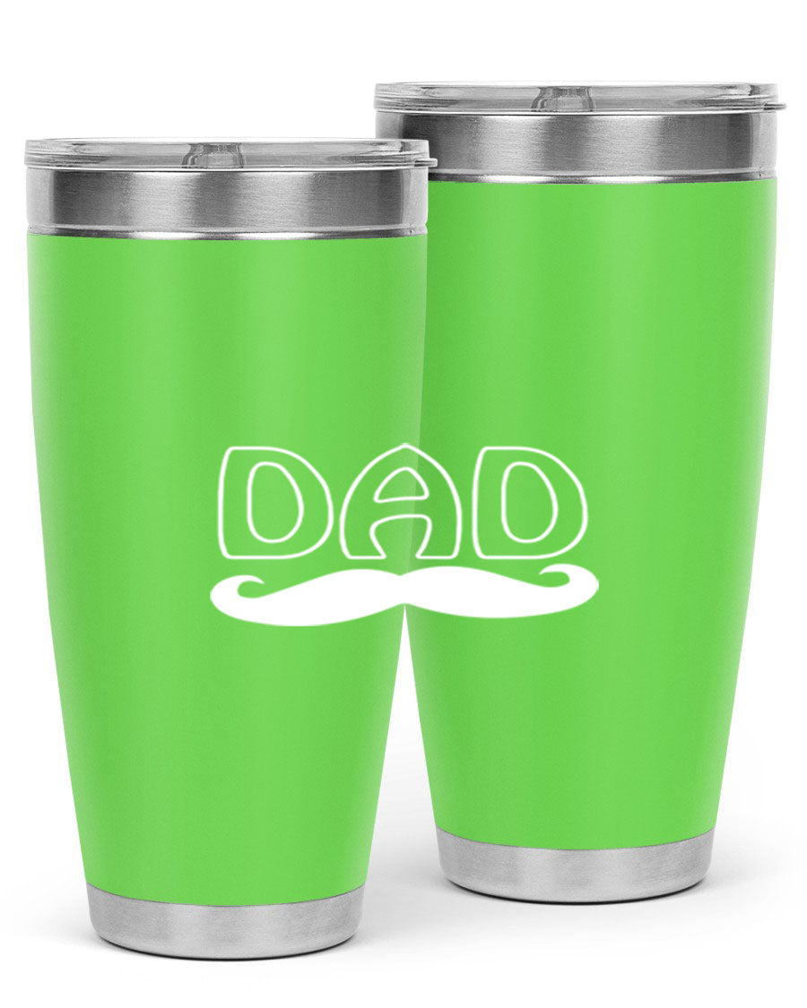 dadk 28# Tumbler in stainless steel with a sleek design, showcasing its double wall vacuum insulation and drink-thru lid.