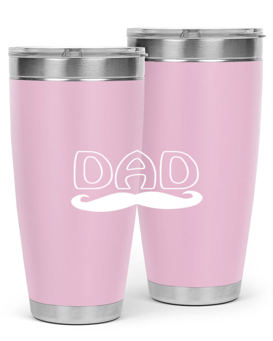 dadk 28# Tumbler in stainless steel with a sleek design, showcasing its double wall vacuum insulation and drink-thru lid.