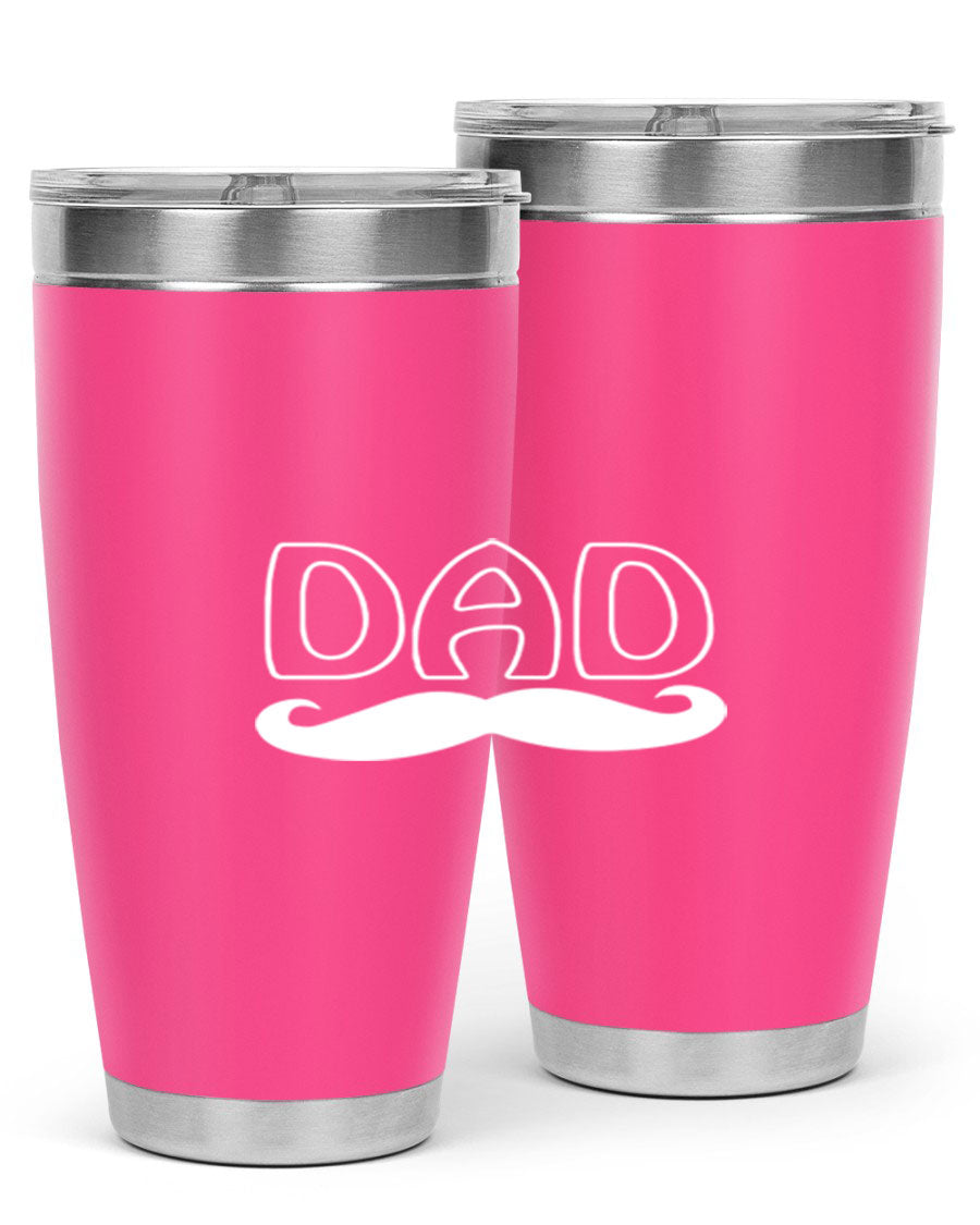 dadk 28# Tumbler in stainless steel with a sleek design, showcasing its double wall vacuum insulation and drink-thru lid.