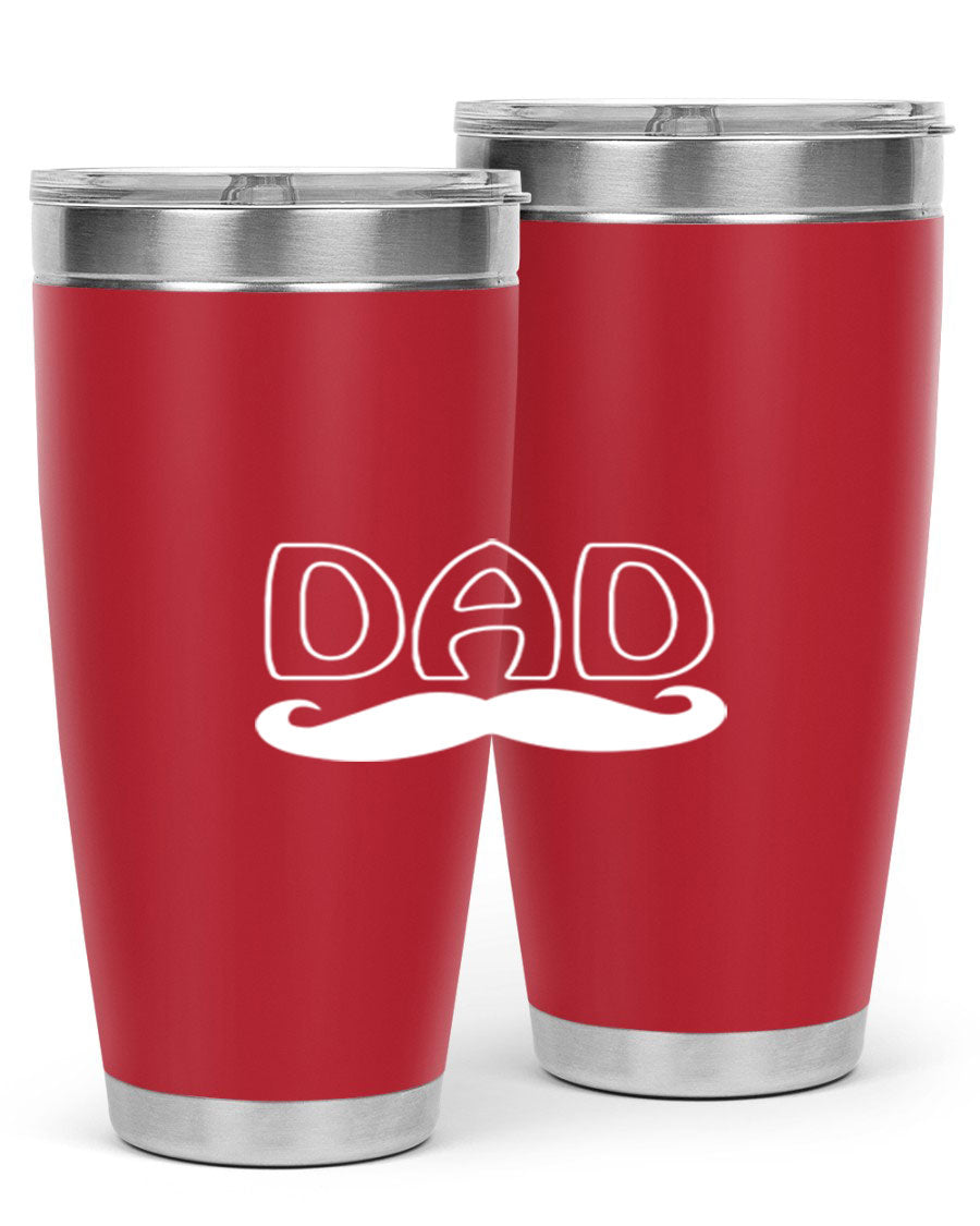 dadk 28# Tumbler in stainless steel with a sleek design, showcasing its double wall vacuum insulation and drink-thru lid.