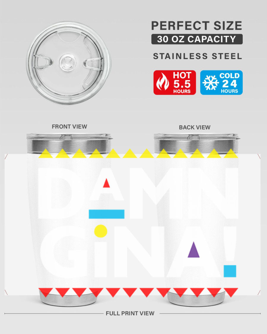 Damn Gina 178# Cotton Tank featuring a stylish design in black with comfortable fit.