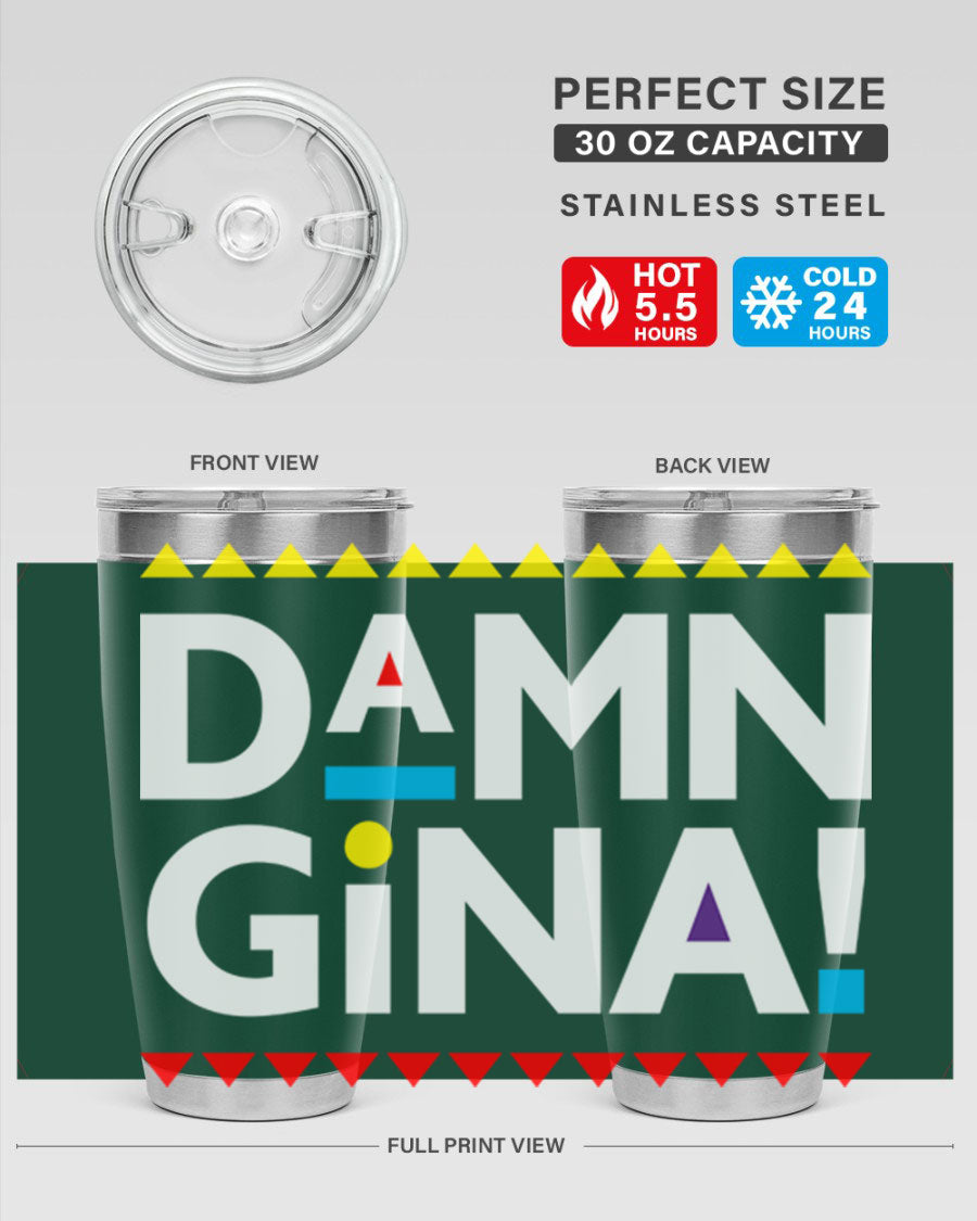 Damn Gina 178# Cotton Tank featuring a stylish design in black with comfortable fit.