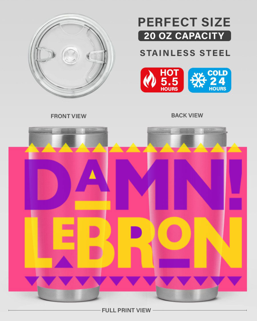 Damn LeBron 177# Cotton Tank featuring a bold graphic design, made from high-quality cotton for comfort and style.