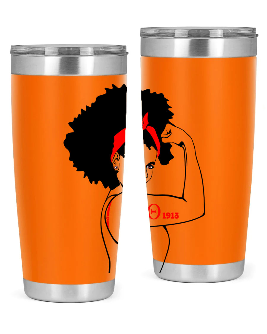 Delta Sigma Theta Cotton Tank featuring bold black phrases, perfect for showcasing sorority pride.