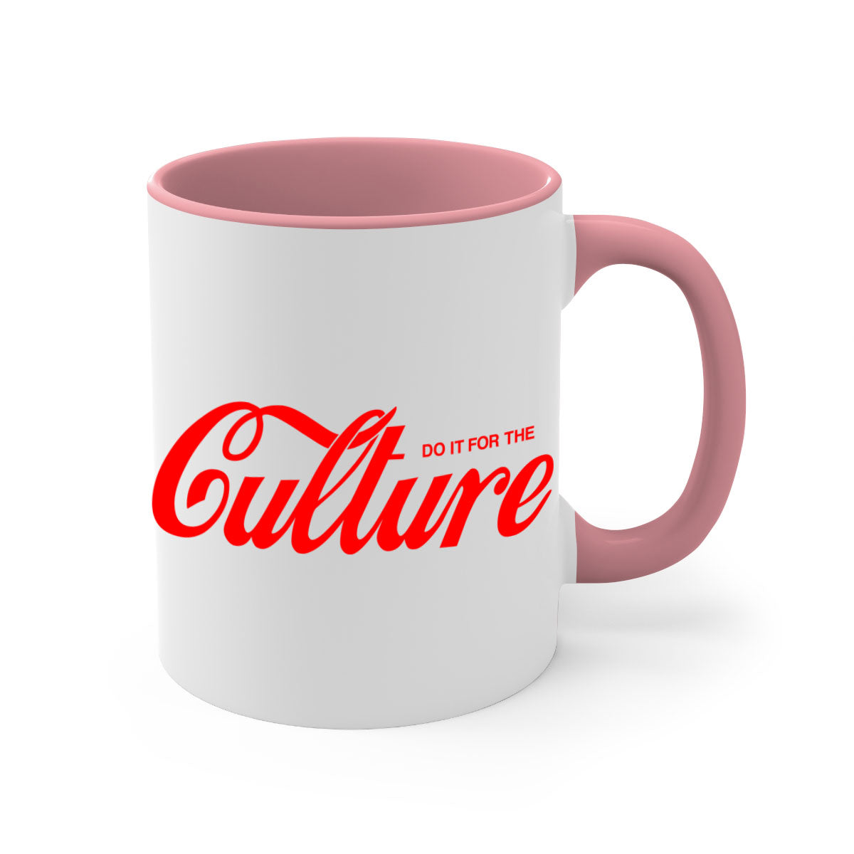 Do It For The Culture 171# Mug featuring a glossy finish, colored handle, and interior, available in multiple colors.